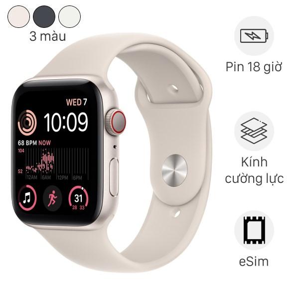 Apple Watch SE 2022 LTE 44mm sở hữu một số tính năng hữu ích