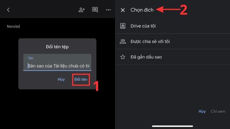 Nhập tên mới cho file bản sao 