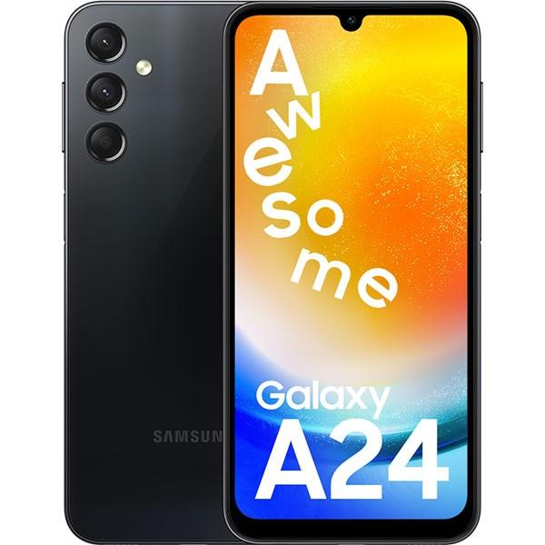 Samsung A52 có thiết kế ngoại hình nổi bật với logo Samsung và cụm camera