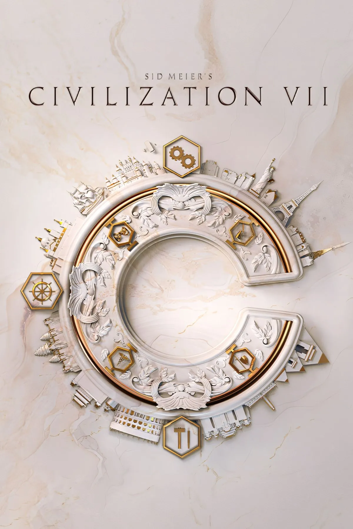 Ảnh bìa chính thức của game Sid Meier's Civilization VII