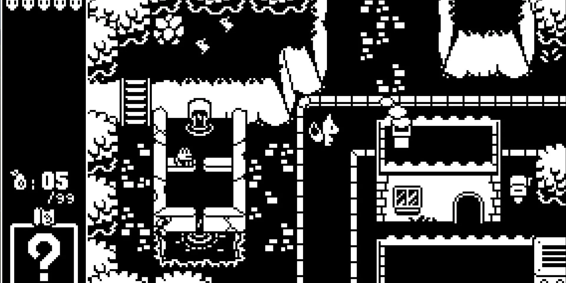 Ảnh chụp màn hình game Master Key với nhân vật đang khám phá một thị trấn nhộn nhịp