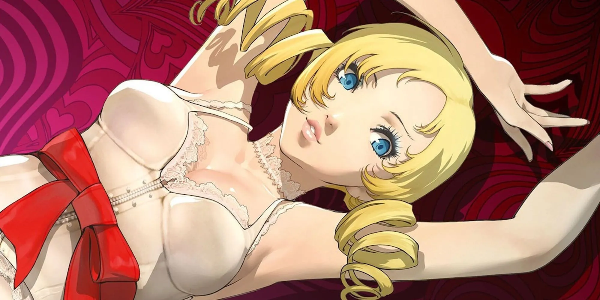 Ảnh minh họa game Catherine với các nhân vật chính Vincent, Katherine và Catherine