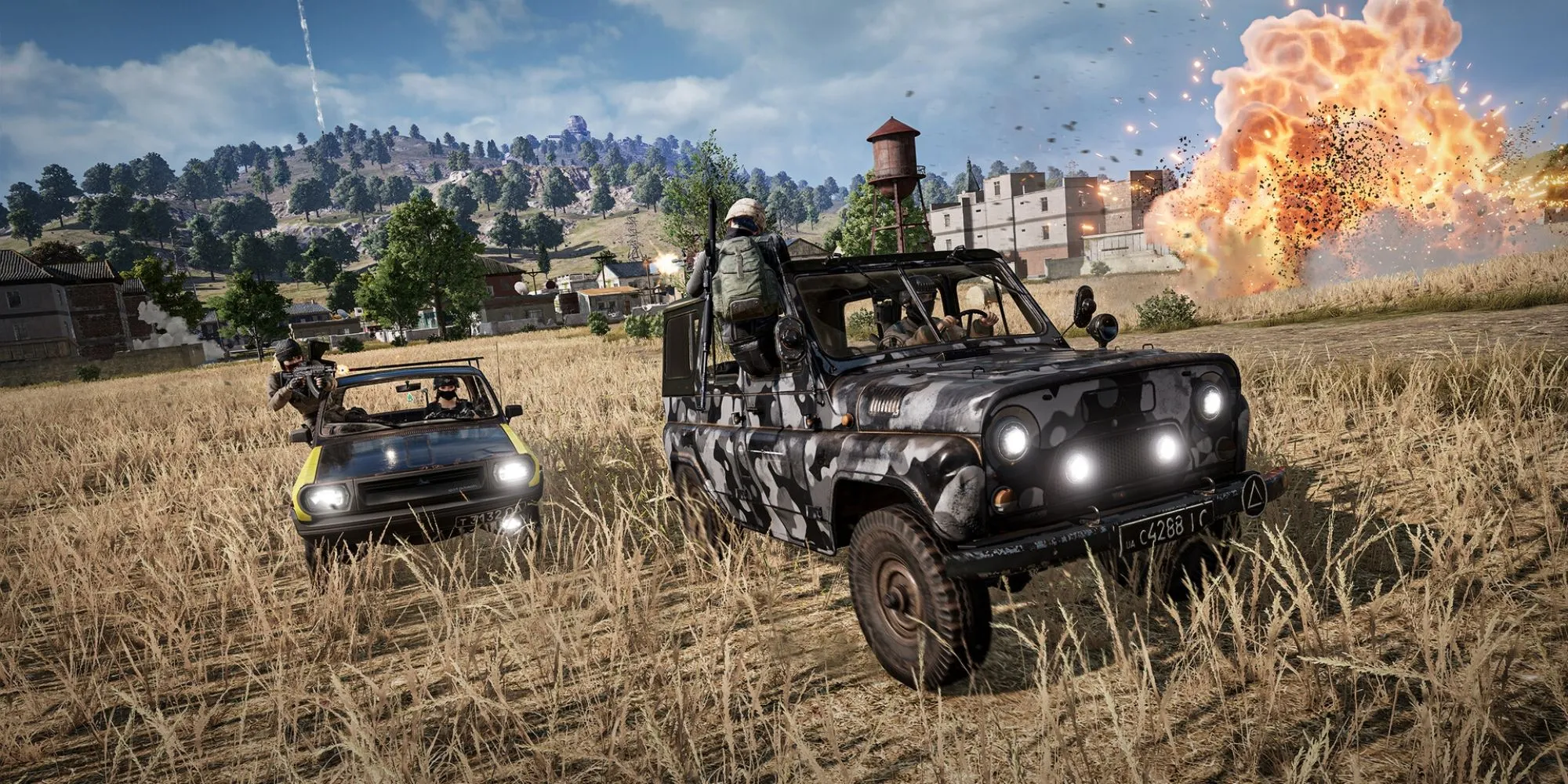 Ảnh quảng bá game sinh tồn Battle Royale PUBG Battlegrounds