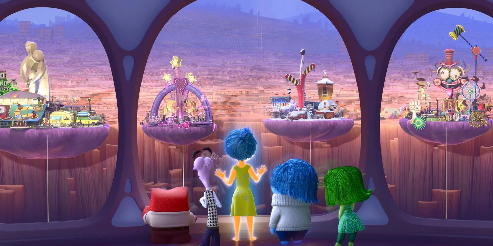 Bên trong tâm trí của Riley với các nhân vật Cảm Xúc trong phim Inside Out