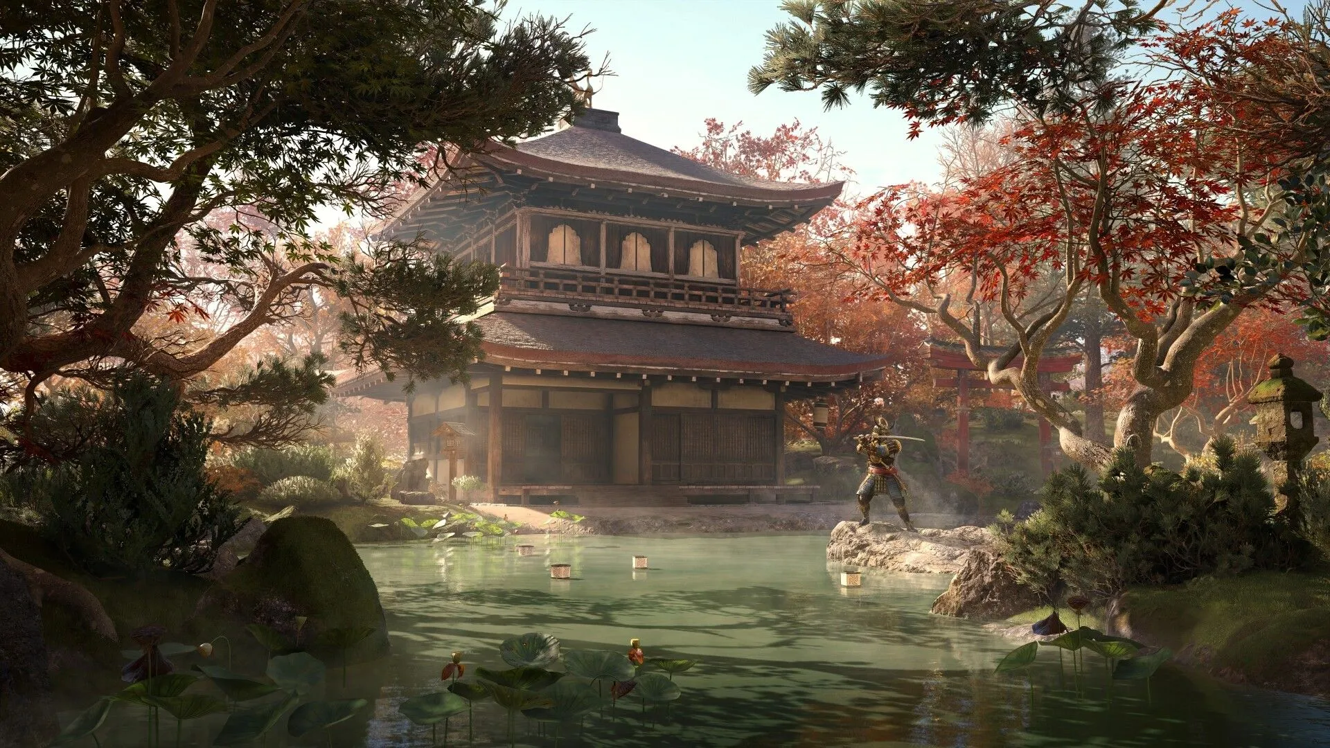 Bối cảnh Nhật Bản phong kiến tuyệt đẹp trong Assassin's Creed Shadows