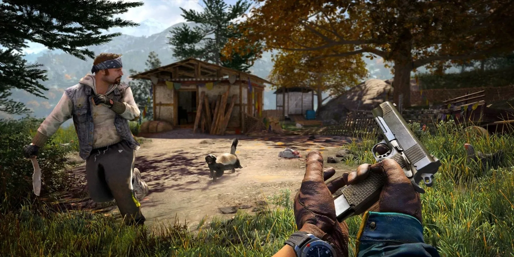 Bối cảnh săn bắn và thế giới mở rộng lớn trong game FPS Far Cry 4