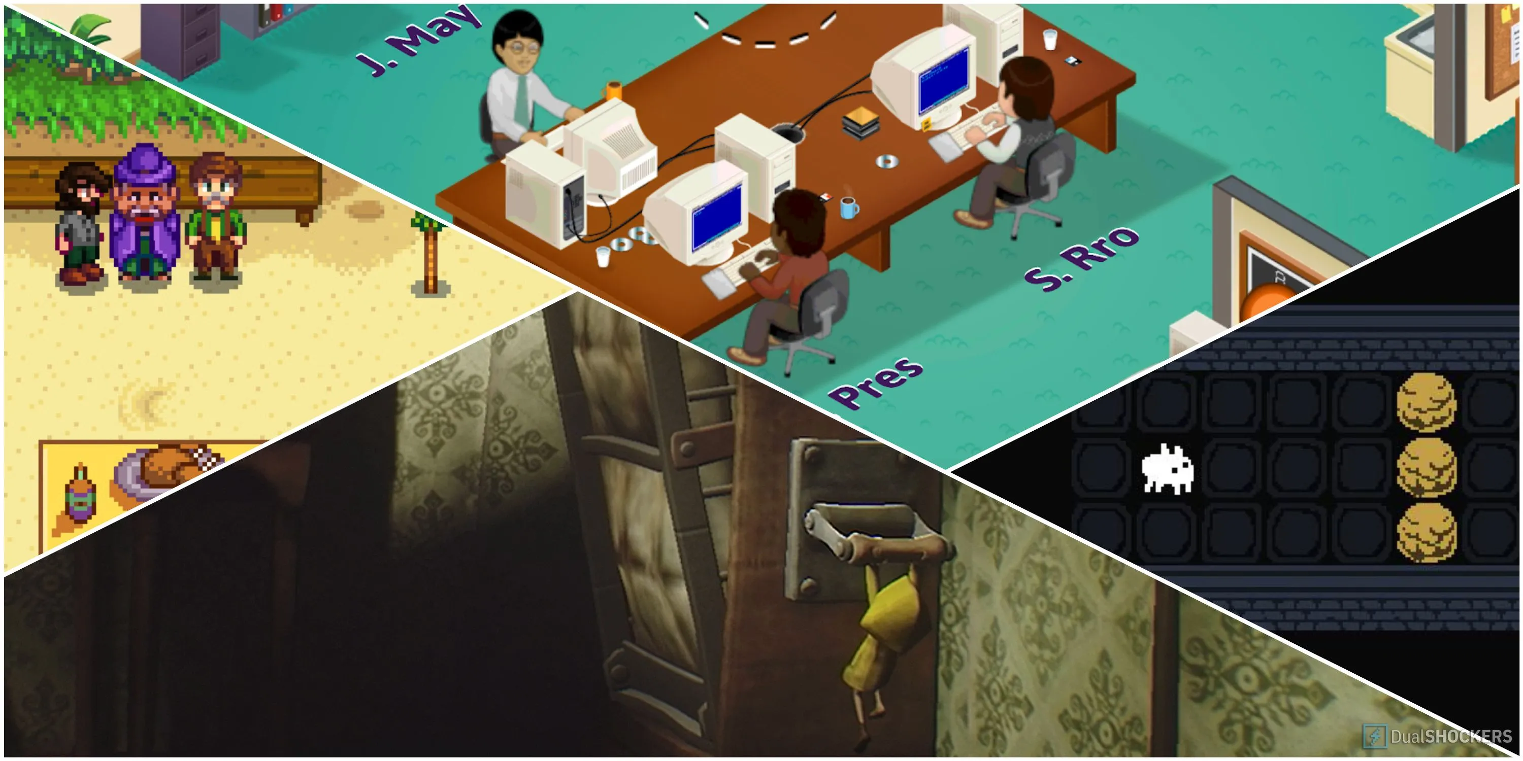 cac game noi tieng duoc port len mobile gom stardew valley, game dev tycoon, baba is you, little nightmares
