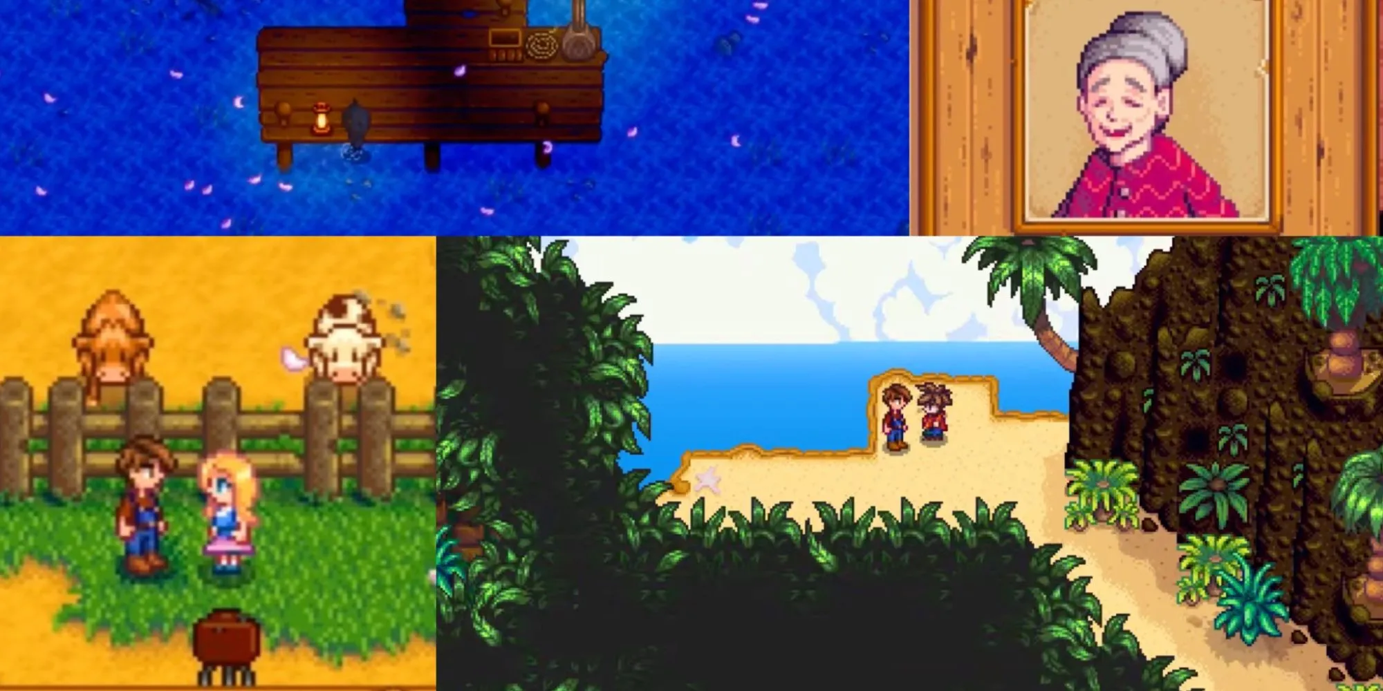Các nhân vật trong Stardew Valley Evelyn Leo Haley Krobus
