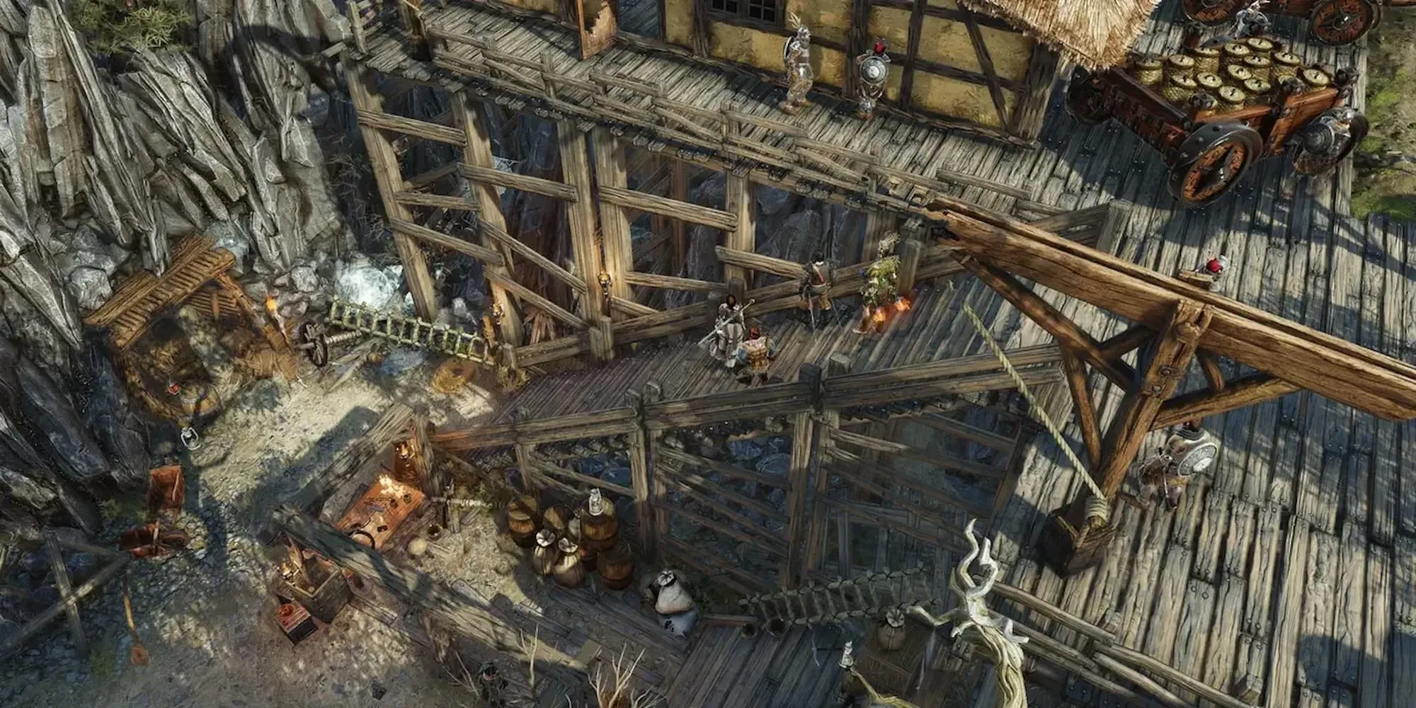 Căn cứ bằng gỗ trong game Divinity Original Sin 2