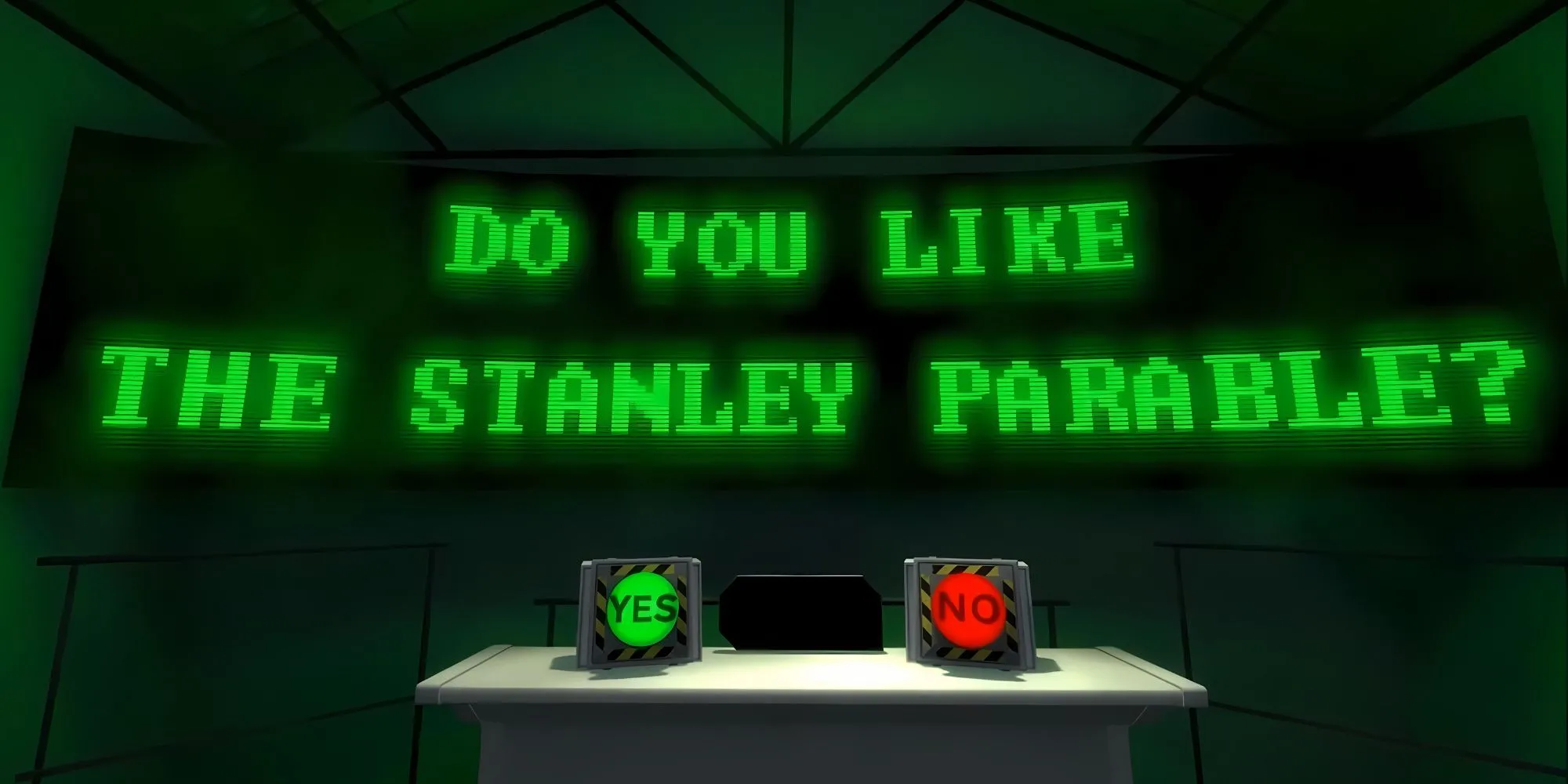 Căn phòng có lựa chọn Yes-No trong The Stanley Parable Demonstration
