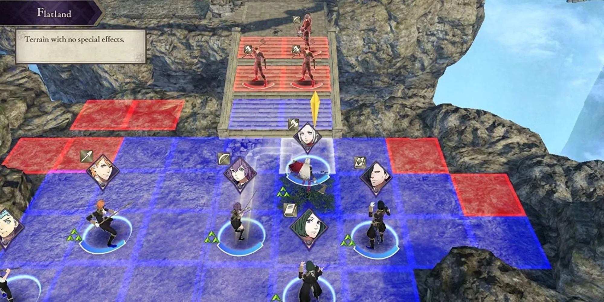 Cảnh chiến đấu theo lượt trong game Fire Emblem Three Houses