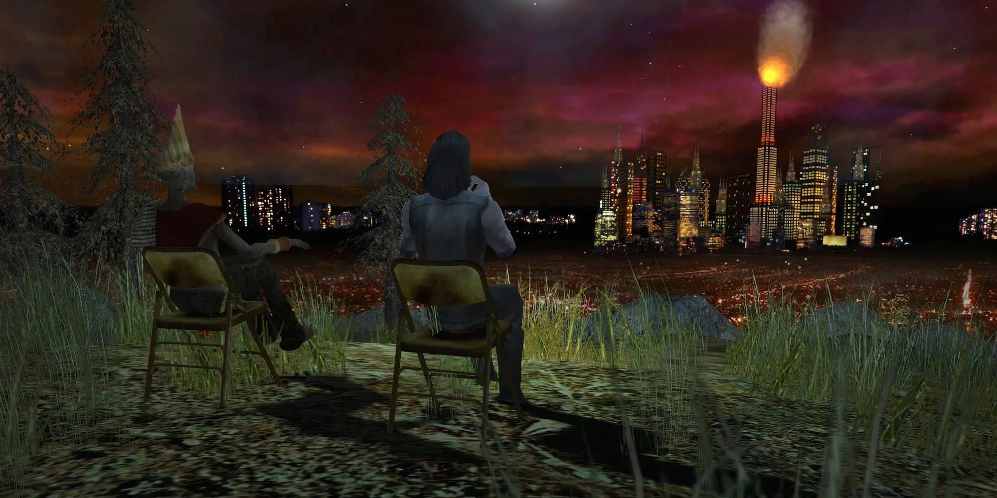 Cảnh kết thúc bùng nổ trong game Vampire: The Masquerade - Bloodlines.