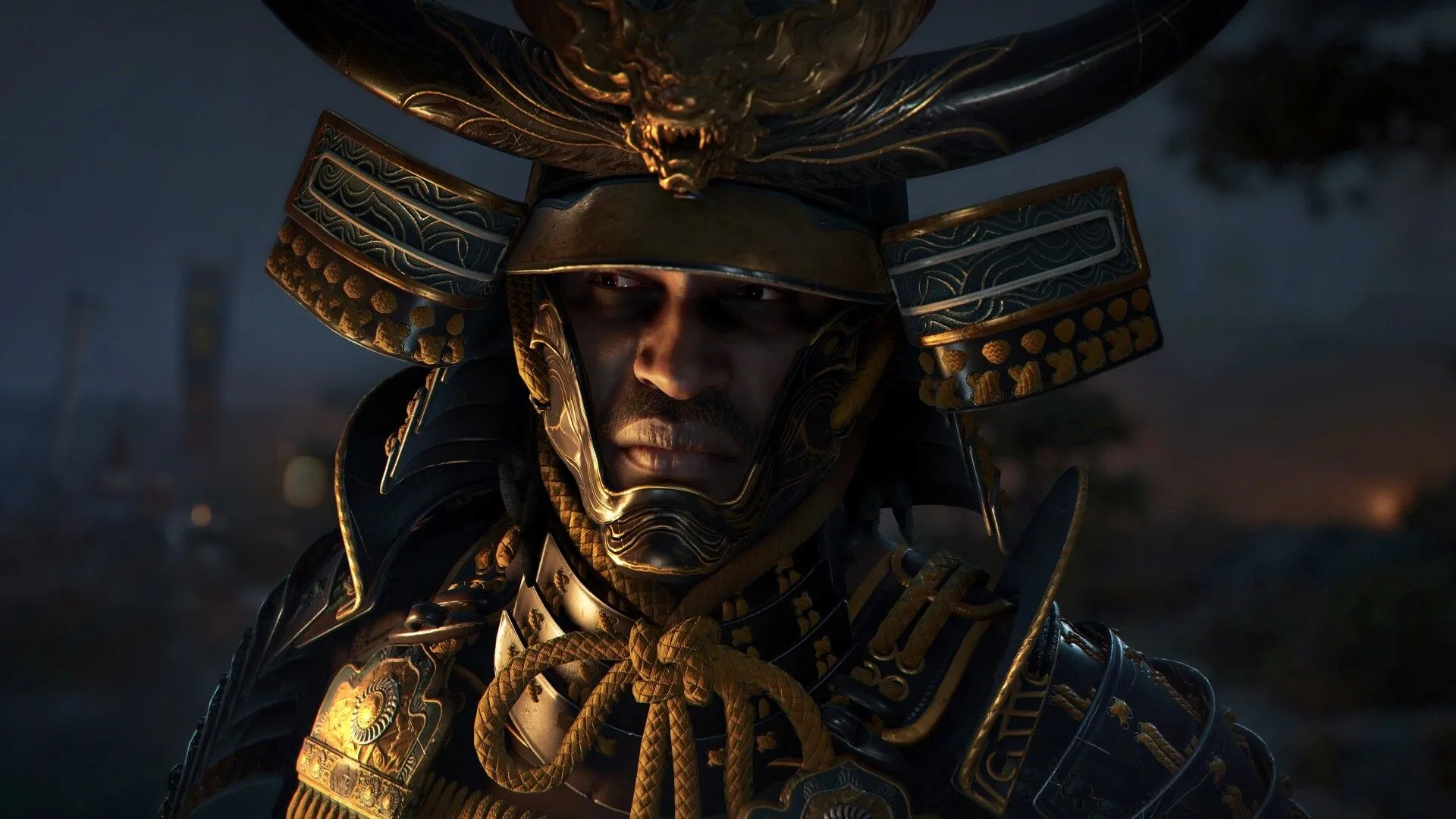 Chân dung chi tiết nhân vật Naoe, sát thủ trong Assassin's Creed Shadows.