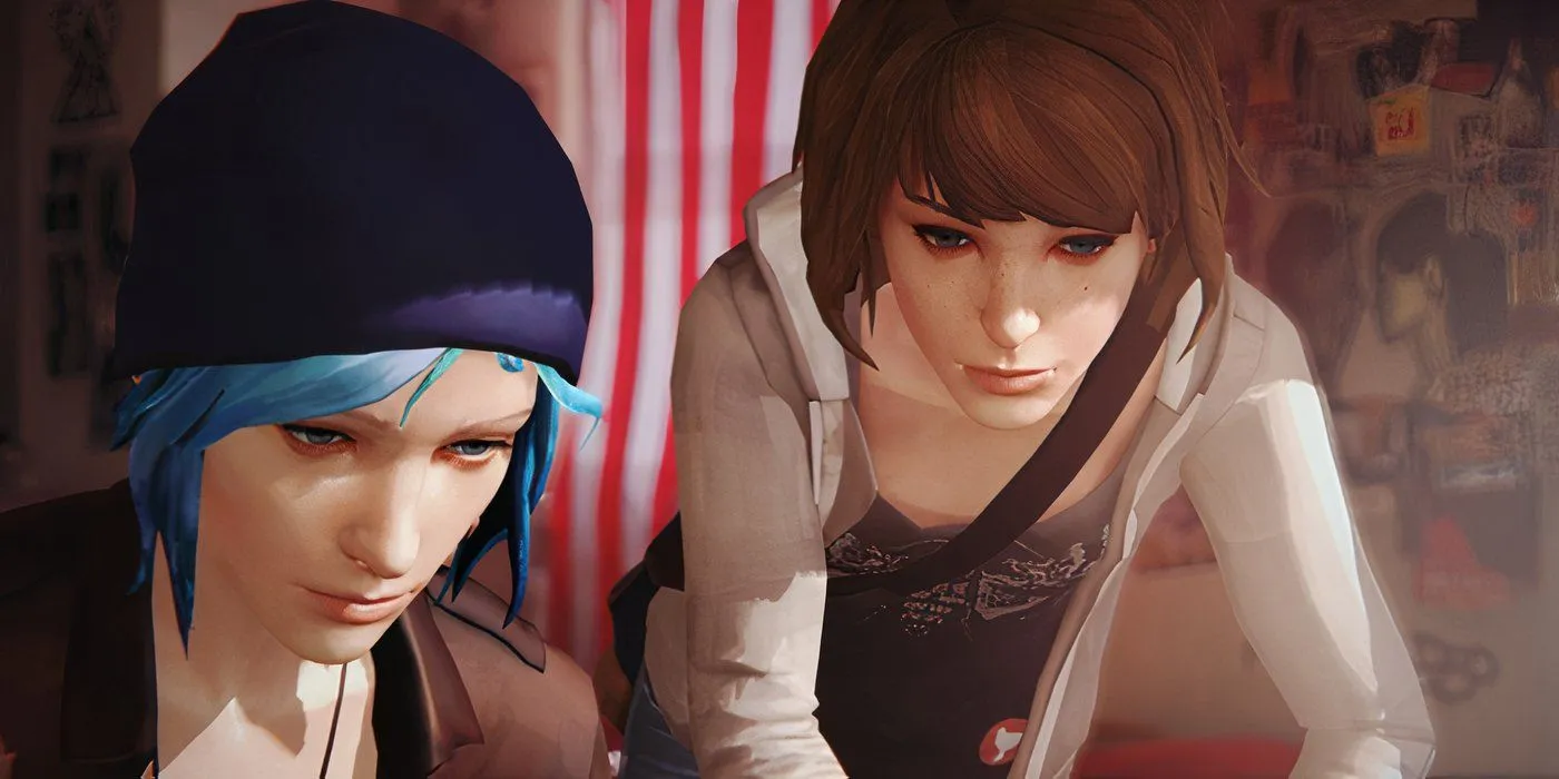 Chloe và Max đứng cùng nhau trong Life is Strange, thể hiện tình bạn thân thiết