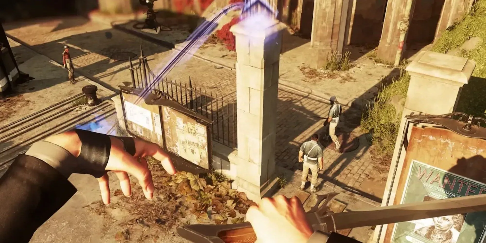 Di chuyển lén lút qua các mái nhà trong game Dishonored 2