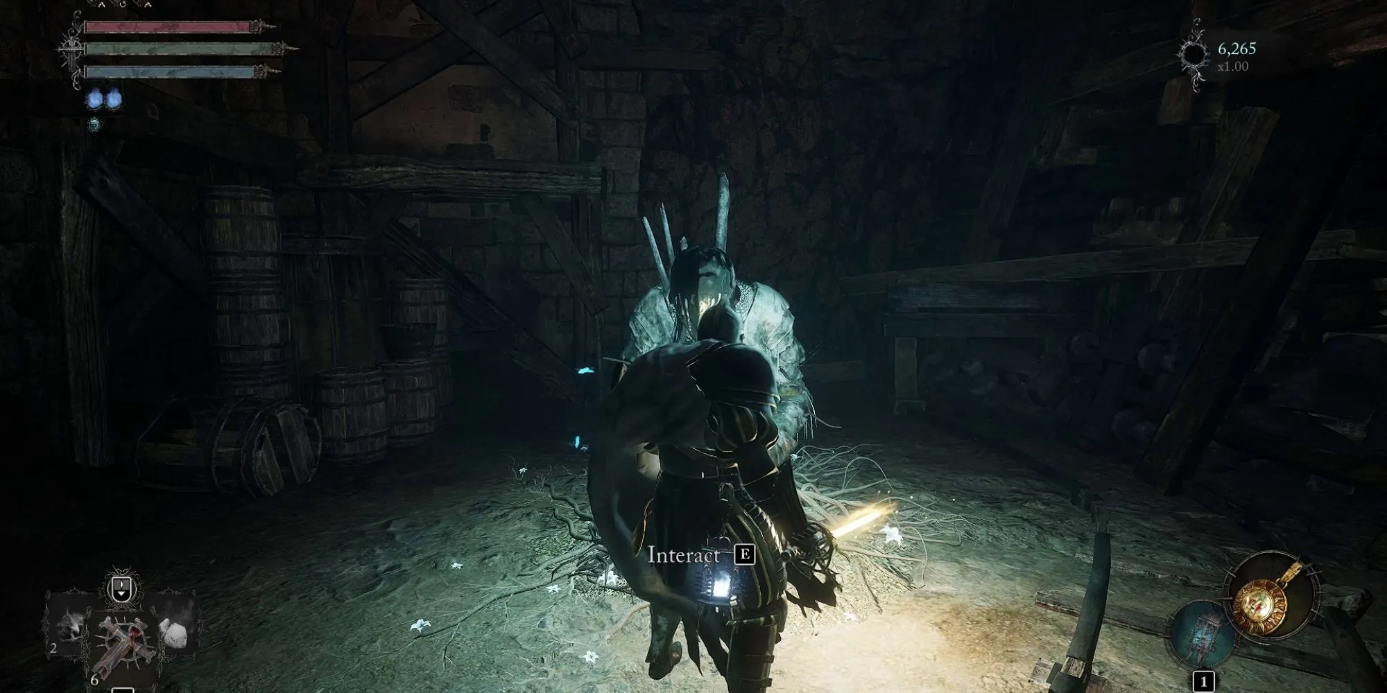 Điểm lưu game Vestige of Catrin hay Hoist Vestige trong Lords of the Fallen với không gian u ám đặc trưng