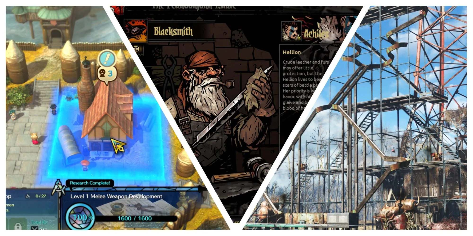 Featured Image Darkest Dungeon, Ni no Kuni II and Fallout 4