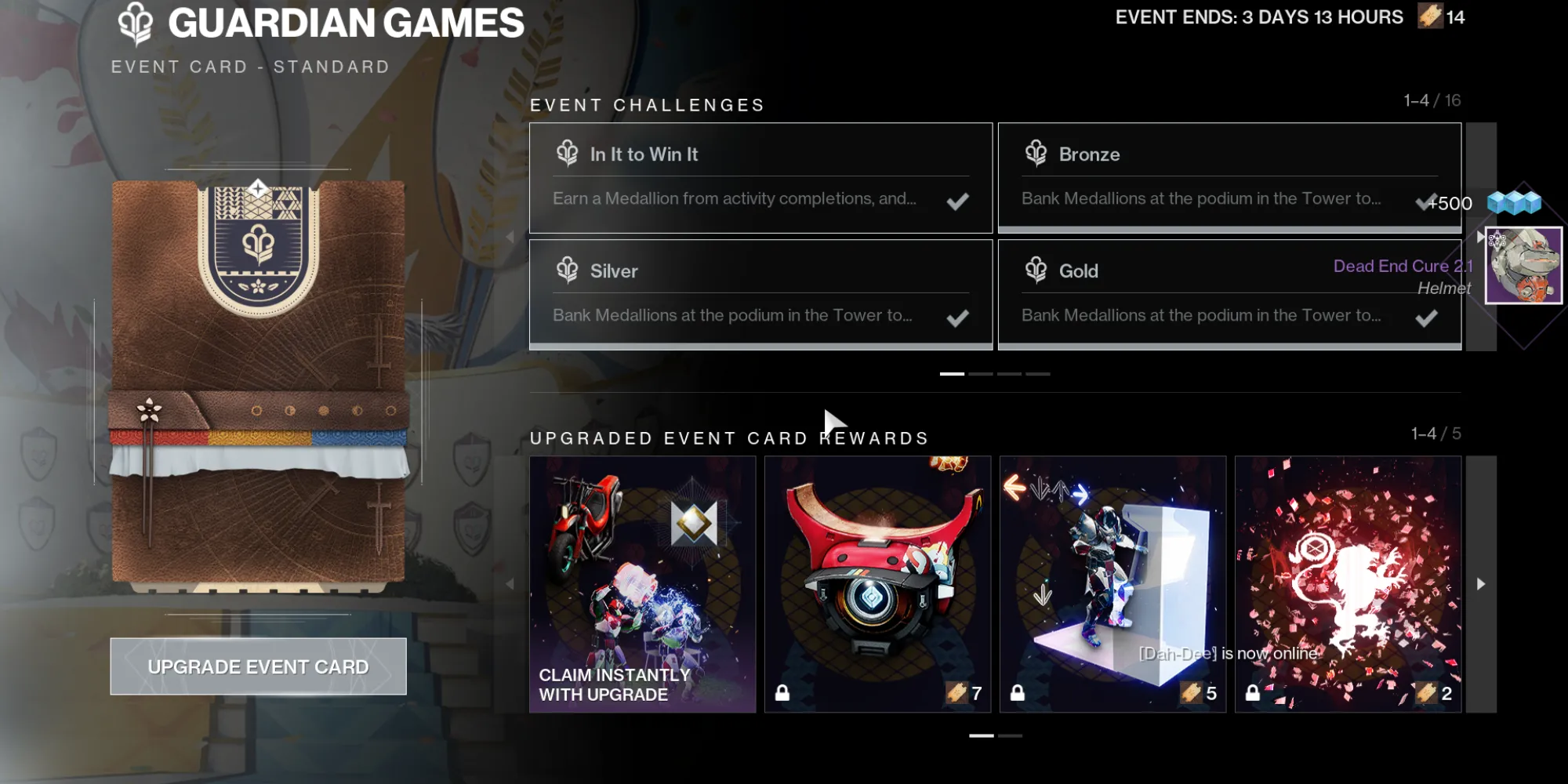 Game thủ Destiny 2 farm Orbs of Power tại Shuro Chi để hoàn thành Contender Card