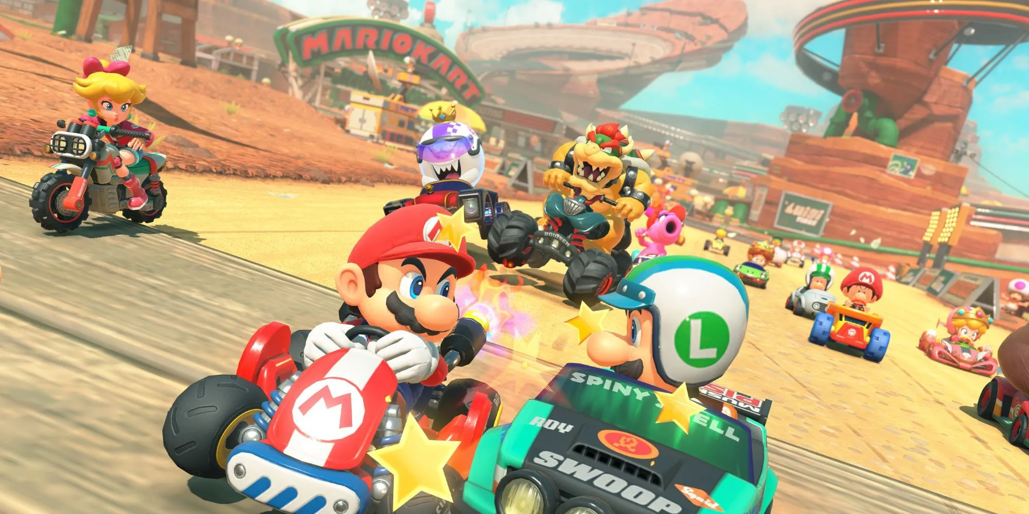 Game thủ Việt Nam bàn luận về giá game trên Nintendo Switch 2, với hình ảnh minh họa Mario Kart World