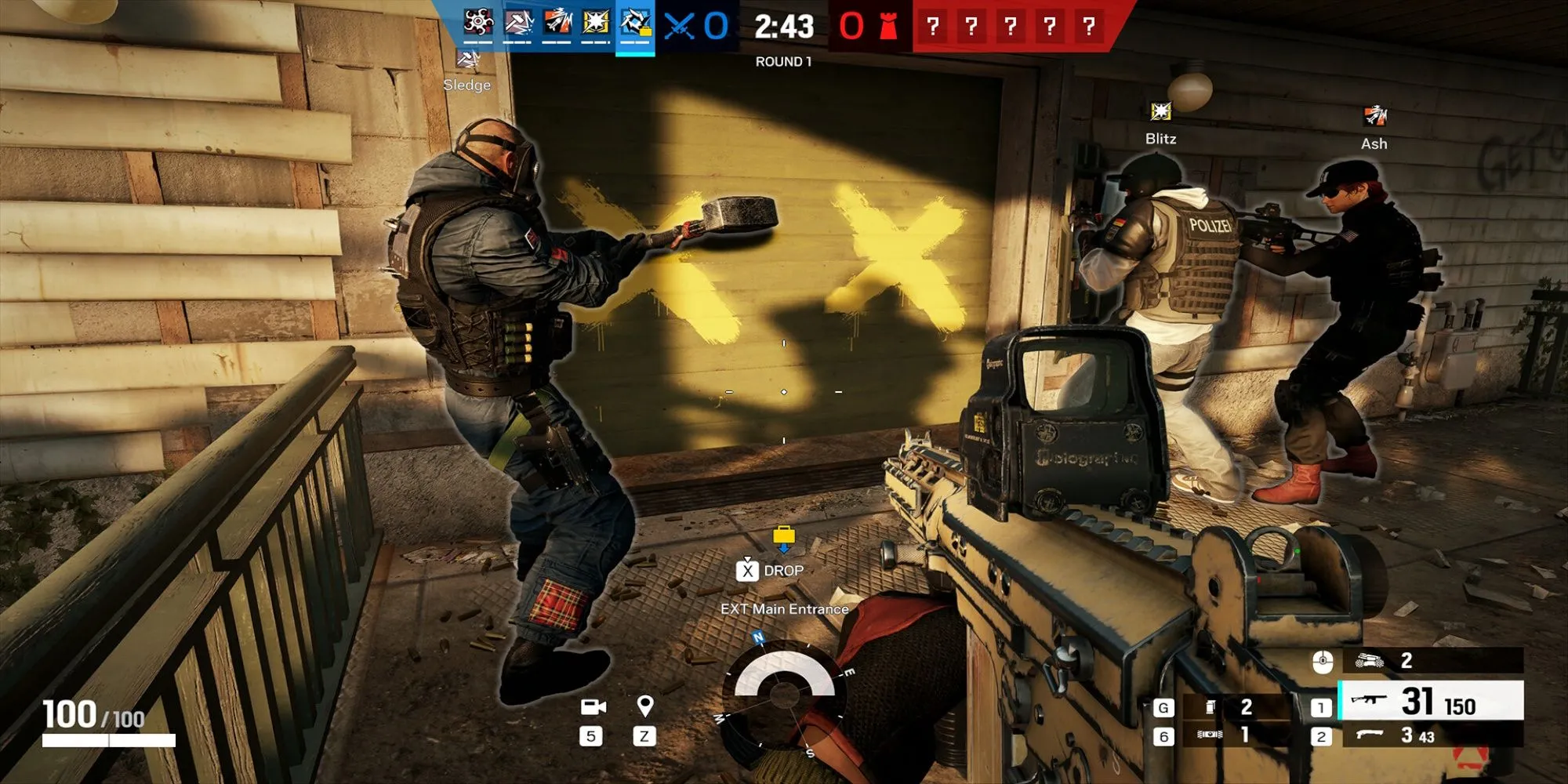 Gameplay chiến thuật căng thẳng trong Rainbow Six Siege