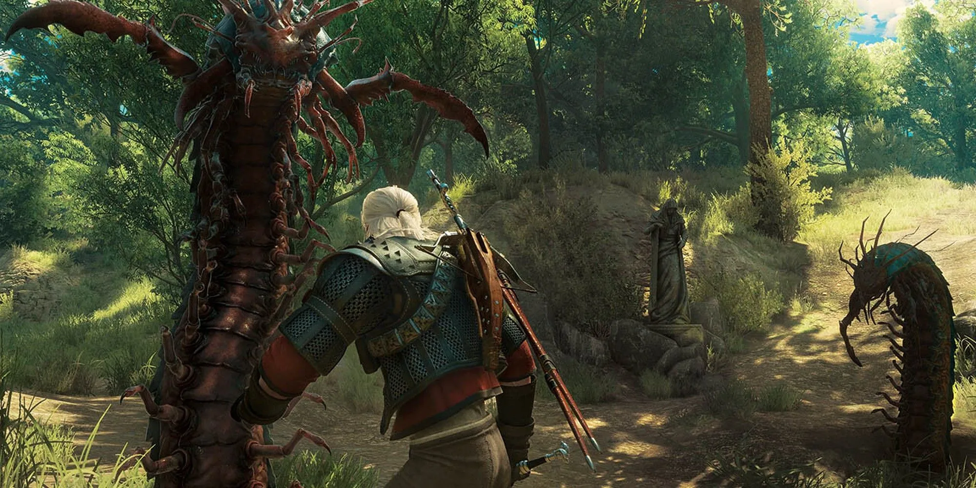 Geralt chiến đấu với quái vật trong The Witcher 3, một tựa game thành công của CDPR nhưng đặt áp lực lớn lên The Witcher 4.