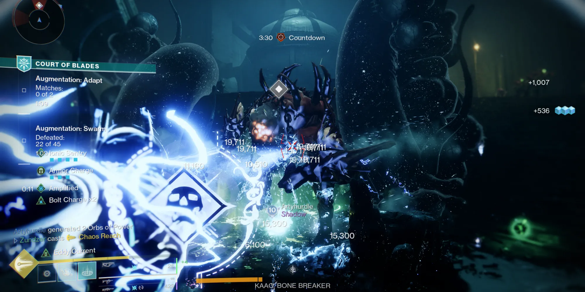 Giao diện Court of Blades trong Destiny 2 Episode Heresy Act 2