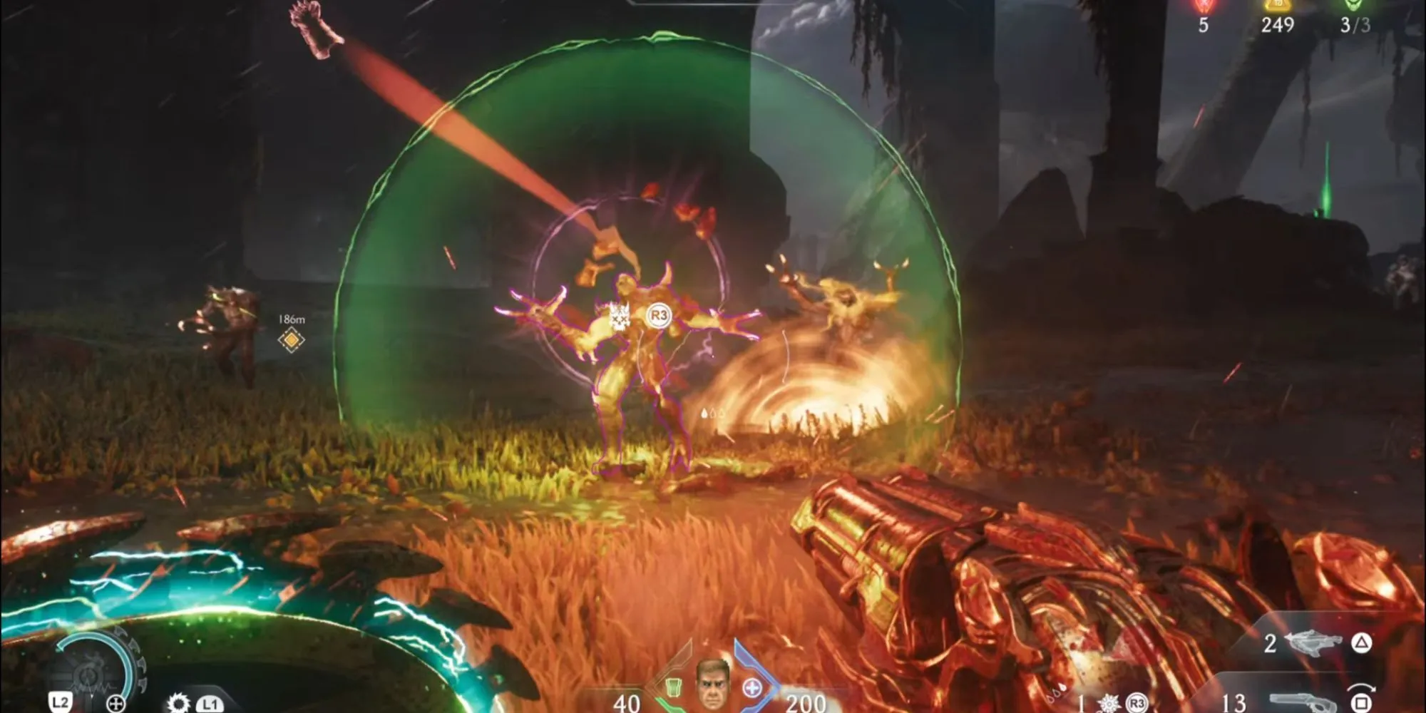 Ground Fissure Rune trong Doom The Dark Ages