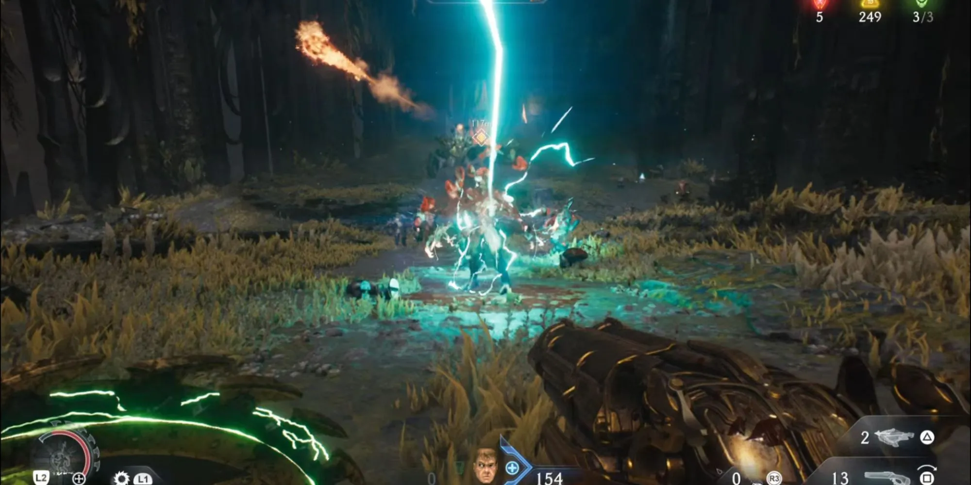 Heaven Splitter Rune trong Doom The Dark Ages