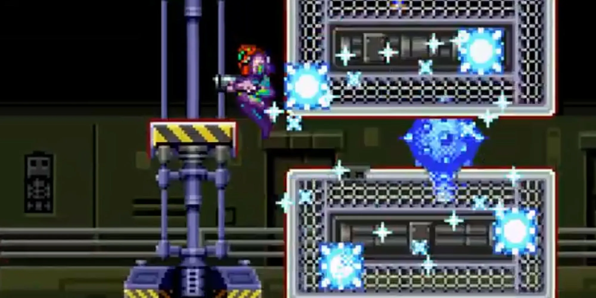 Hiệu ứng tuyết lan tỏa của Diffusion Missile trong Metroid Fusion