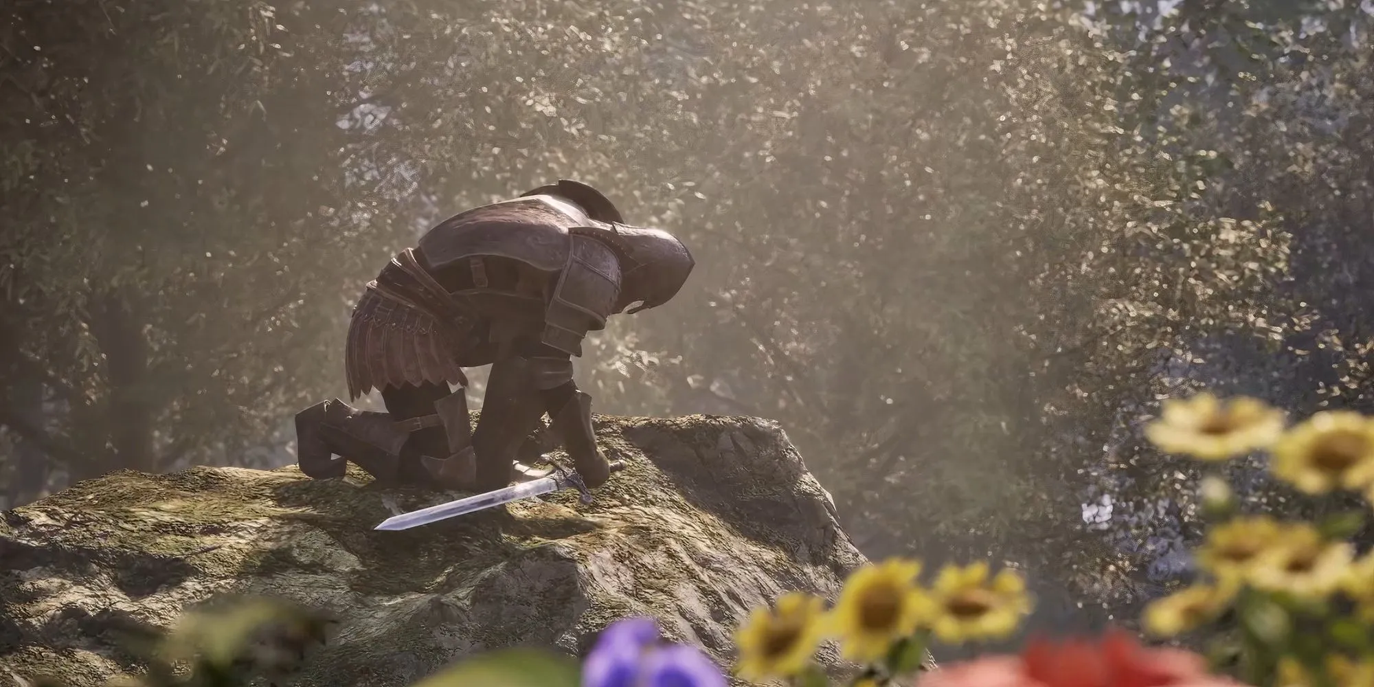 Hình ảnh đặc trưng của The Elder Scrolls IV Oblivion Remastered, hiển thị nhân vật trong môi trường được cải thiện đồ họa