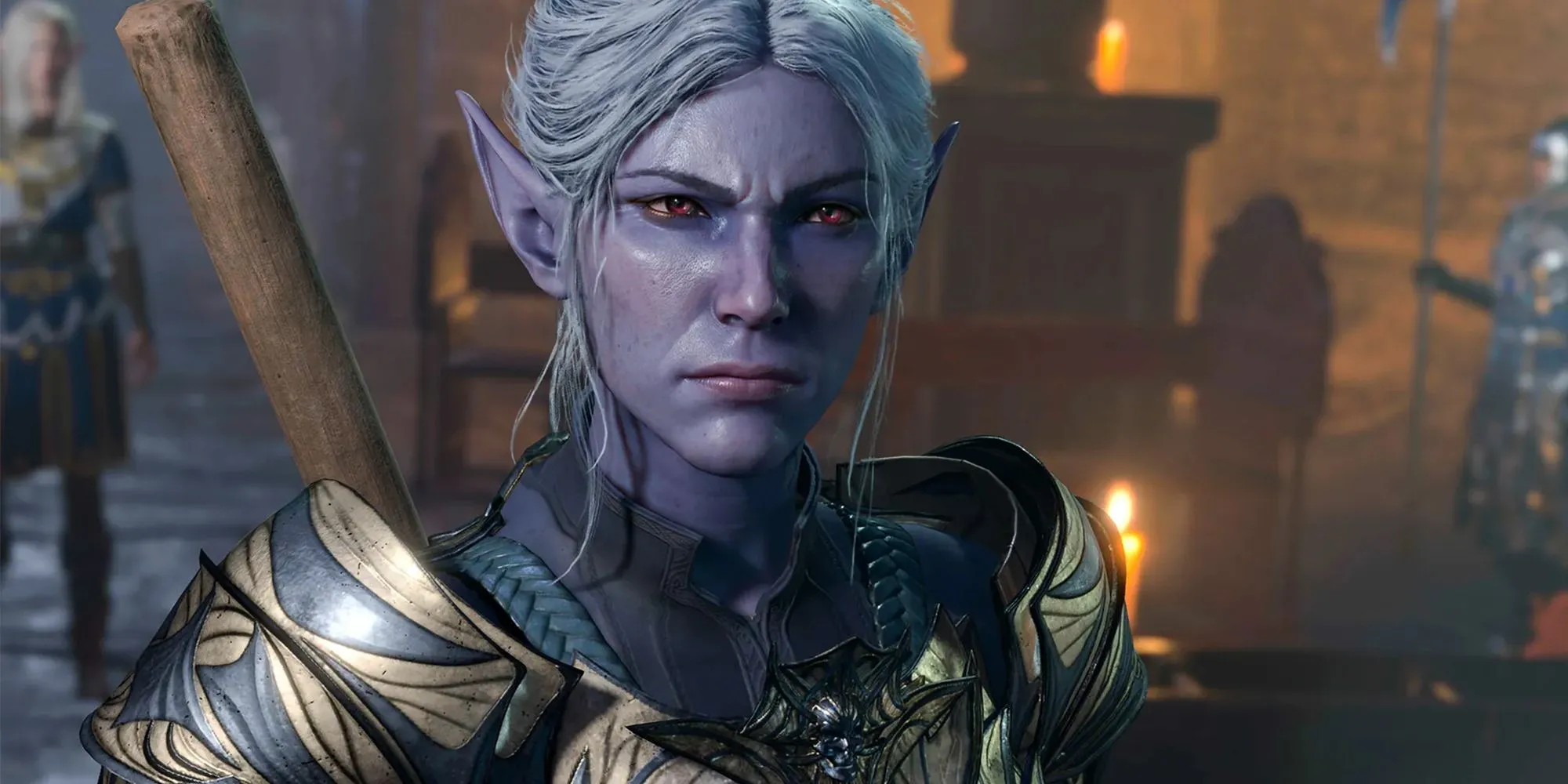 Hình ảnh nhân vật Minthara, một Drow Paladin, đồng hành tiềm năng trong Baldur's Gate 3
