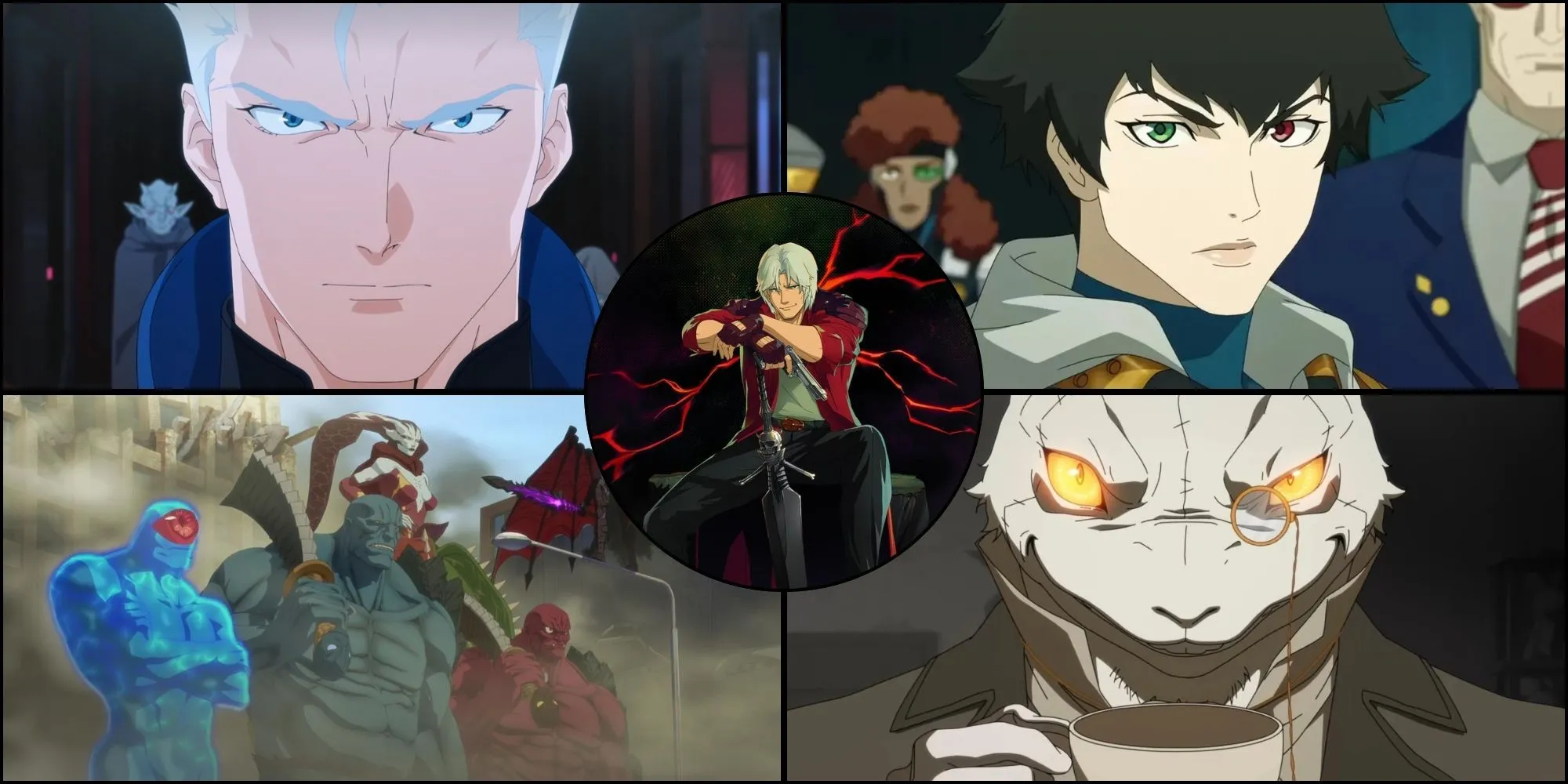 Hình ảnh quảng bá series hoạt hình Devil May Cry của Netflix, cho thấy sức hút liên tục của thương hiệu