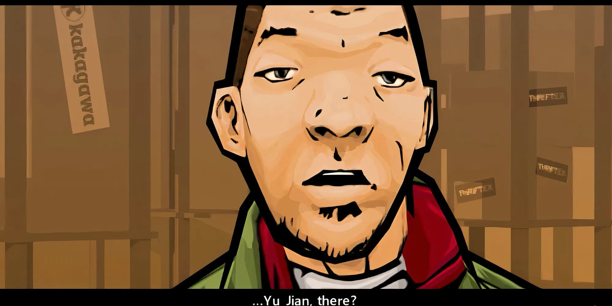 Huang Lee từ GTA Chinatown Wars đang nói chuyện
