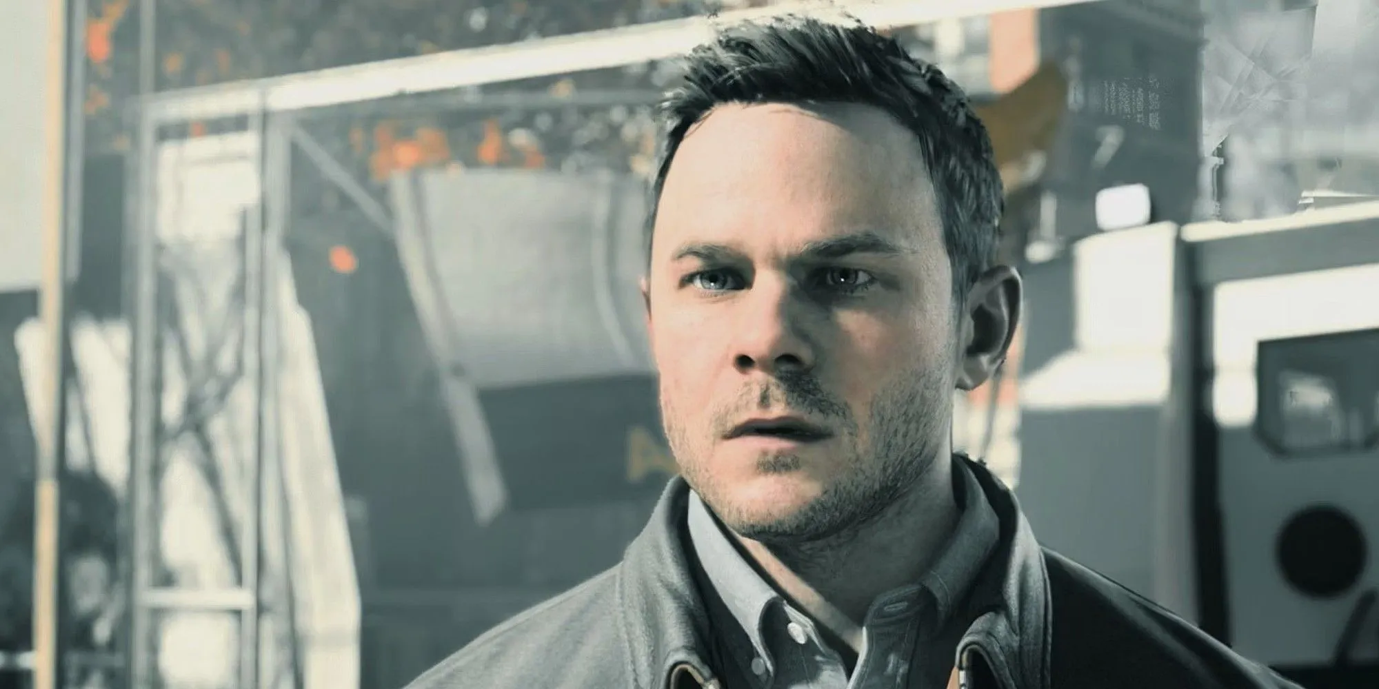 Jack Joyce nhân vật chính Quantum Break với tạo hình của diễn viên Shawn Ashmore cận cảnh