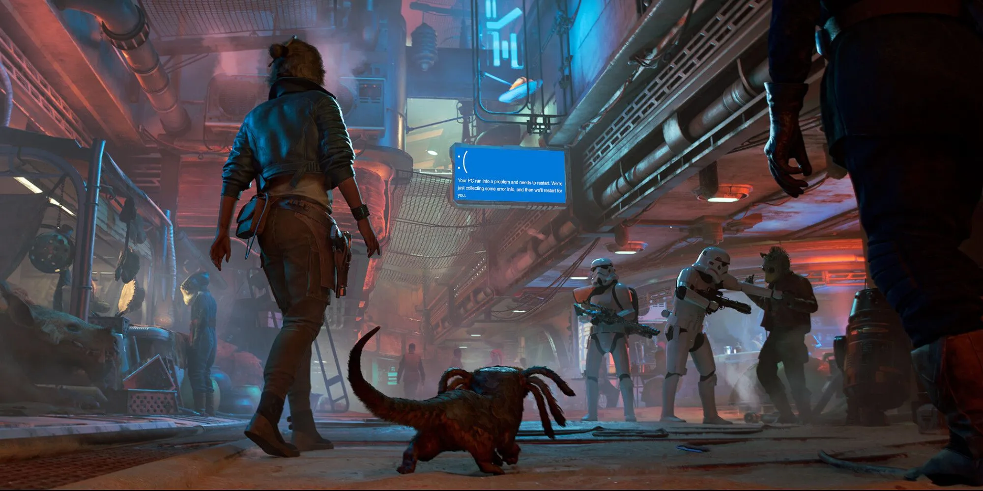 Kay Vess trong Star Wars Outlaws, một tựa game có cơ chế ẩn nấp được cải thiện nhưng vẫn chưa thực sự hấp dẫn.