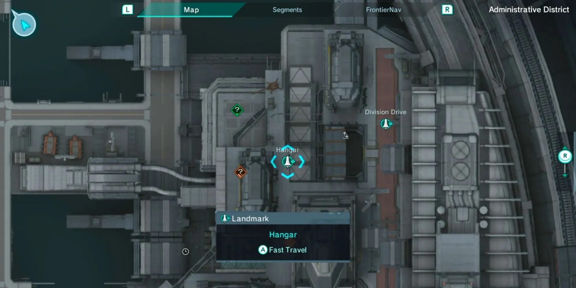 Khu vực Hangar trong Xenoblade Chronicles X nơi tìm manh mối Aisha