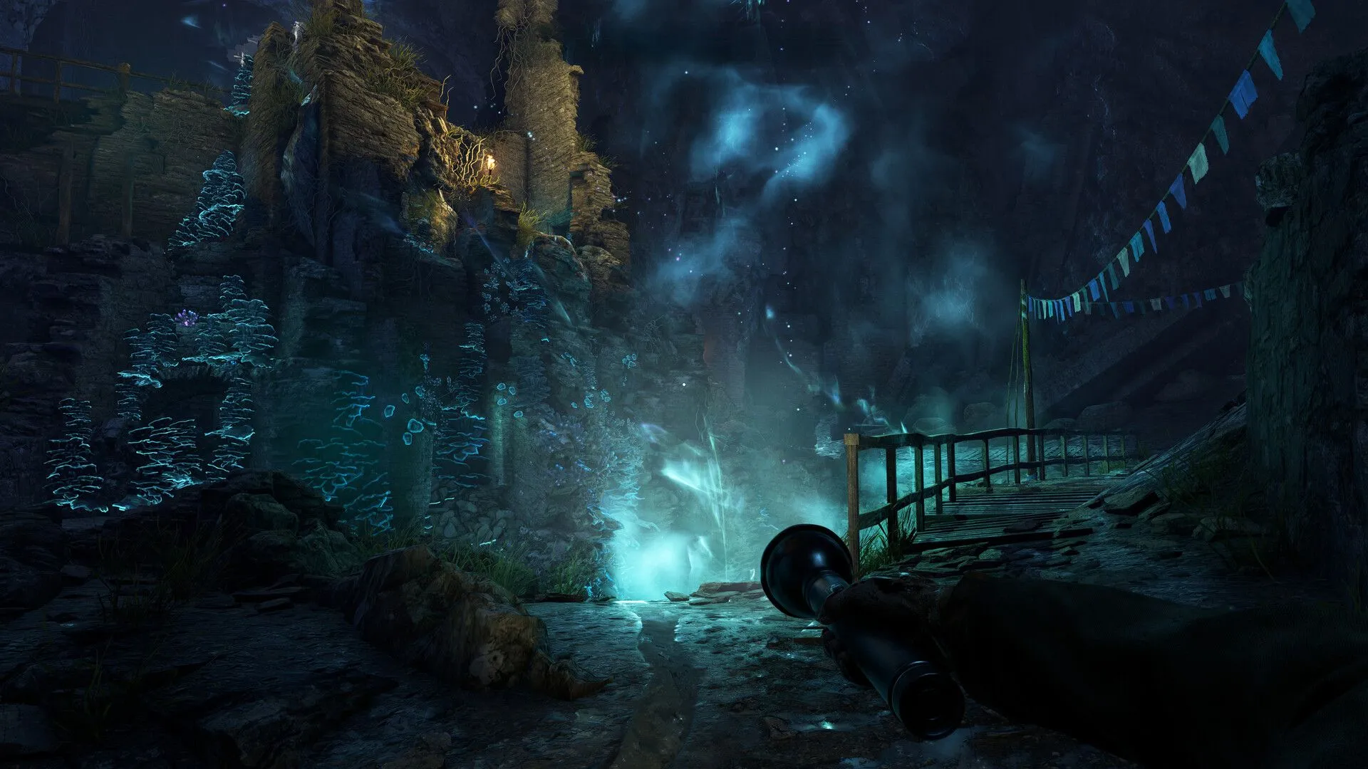 Khung cảnh thế giới mở ấn tượng trong game Atomfall