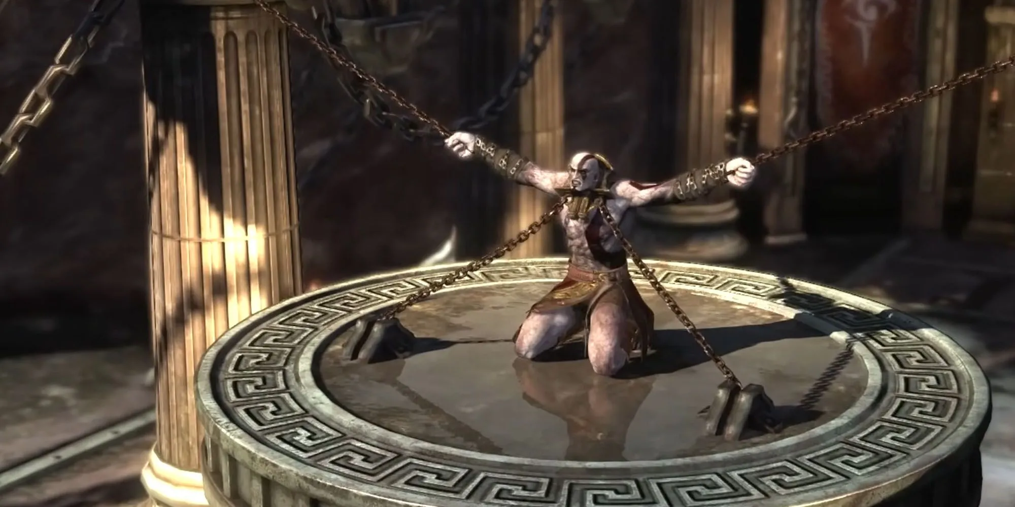 Kratos chiến đấu trong God of War: Ascension trên PS3
