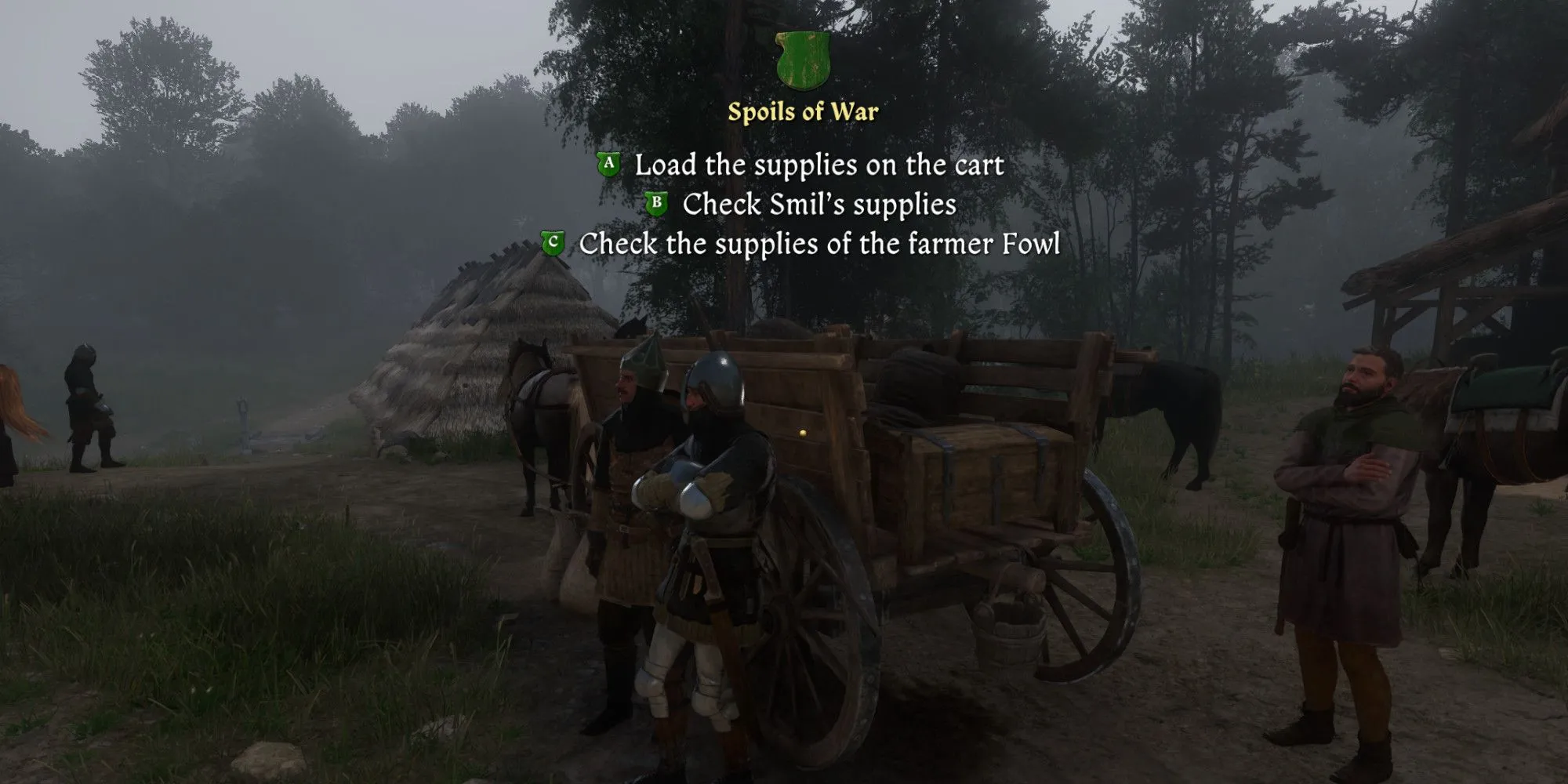 Lựa chọn cướp bóc vật phẩm trong Kingdom Come Deliverance 2