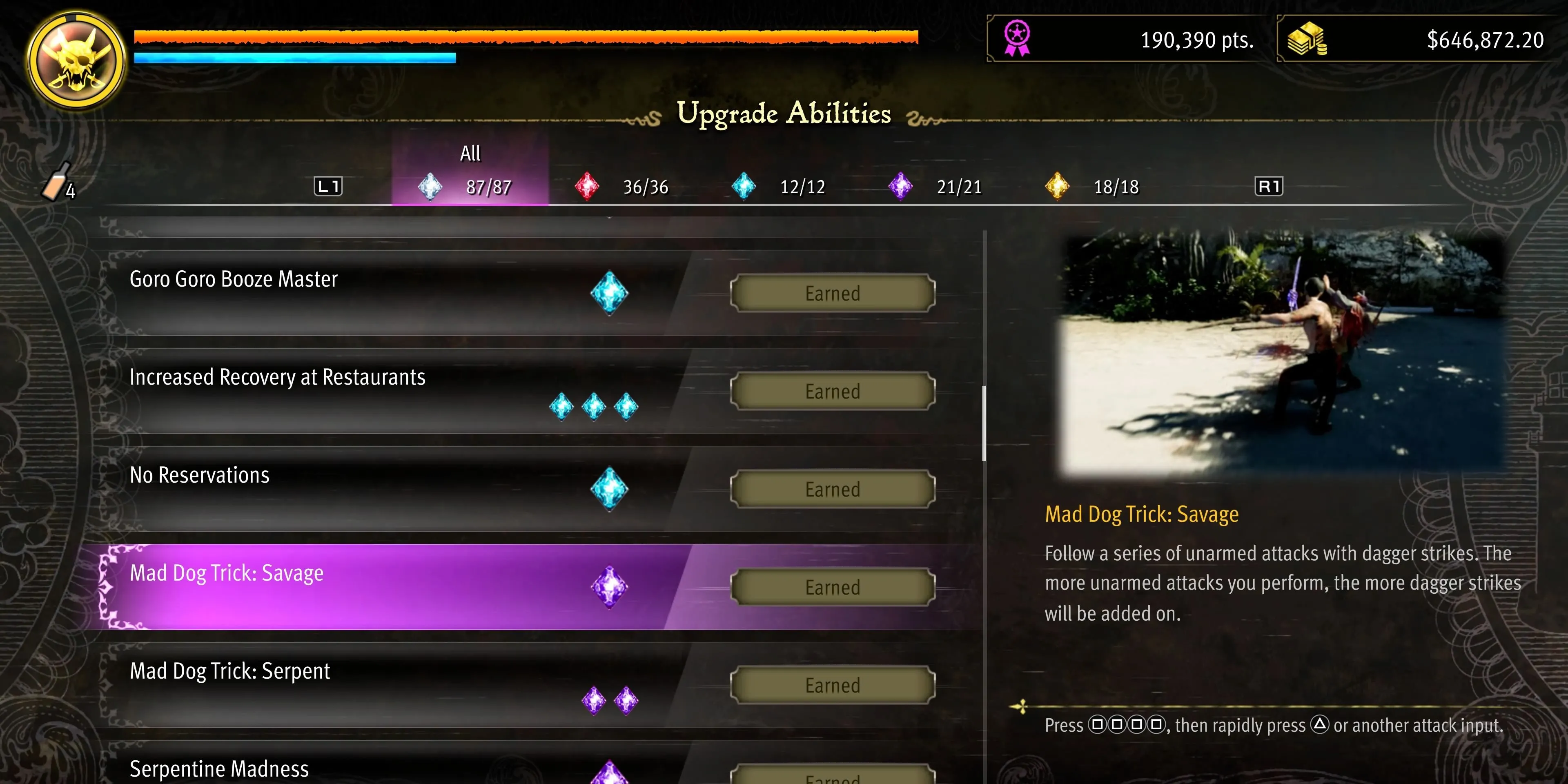 Mad Dog Trick Savage tung chuỗi combo liên hoàn với sát thương cực lớn trong Pirate Yakuza