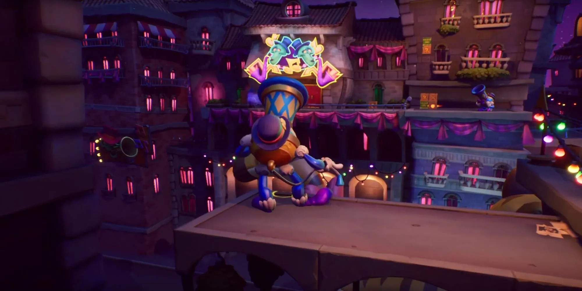 Màn chơi Off Beat đầy màu sắc lễ hội trong Crash Bandicoot 4