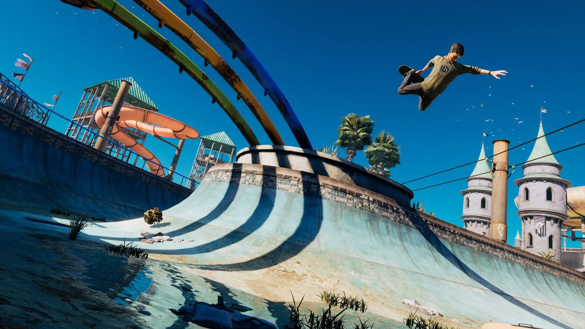 Màn hình tùy chỉnh nhân vật hoặc giao diện menu trong Tony Hawk's Pro Skater 3+4