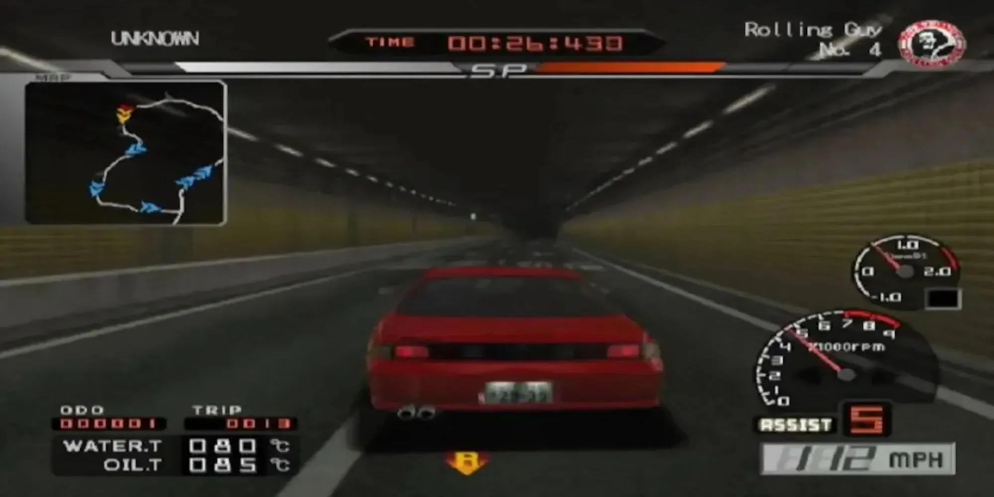 Một chiếc xe JDM đang drift trên đường phố Tokyo trong game Tokyo Xtreme Racer 3