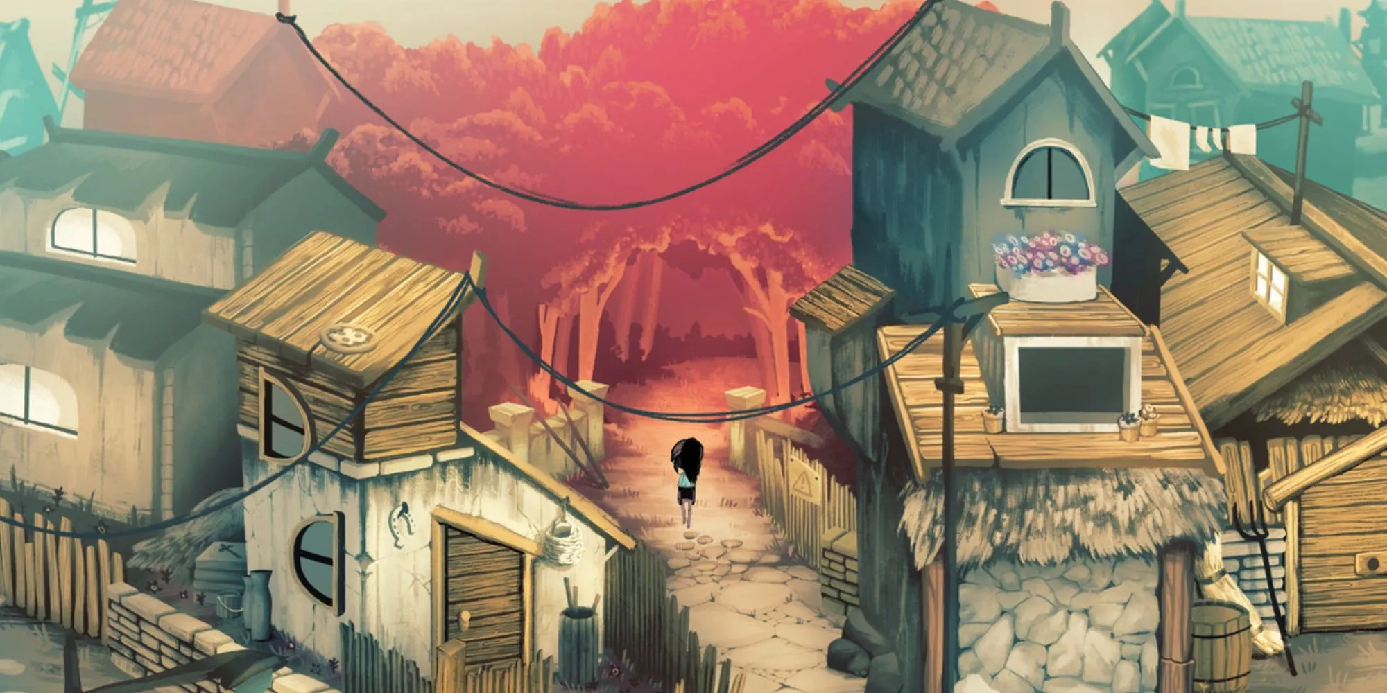 Ngôi làng Silentown kỳ bí với phong cách đồ họa vẽ tay độc đáo trong Children of Silentown