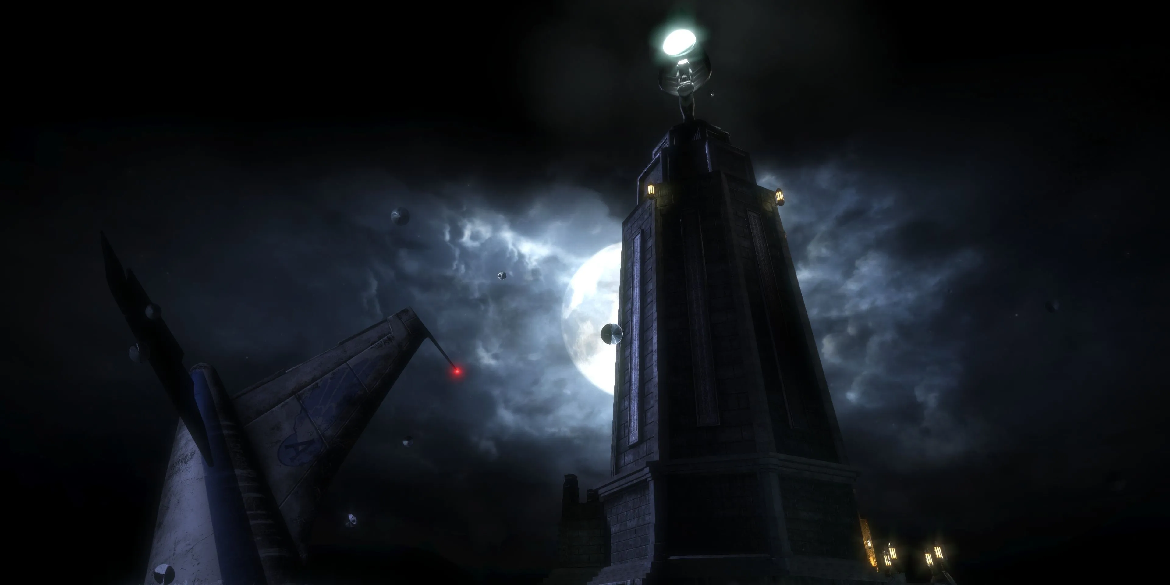 Ngọn hải đăng và máy bay rơi trong BioShock