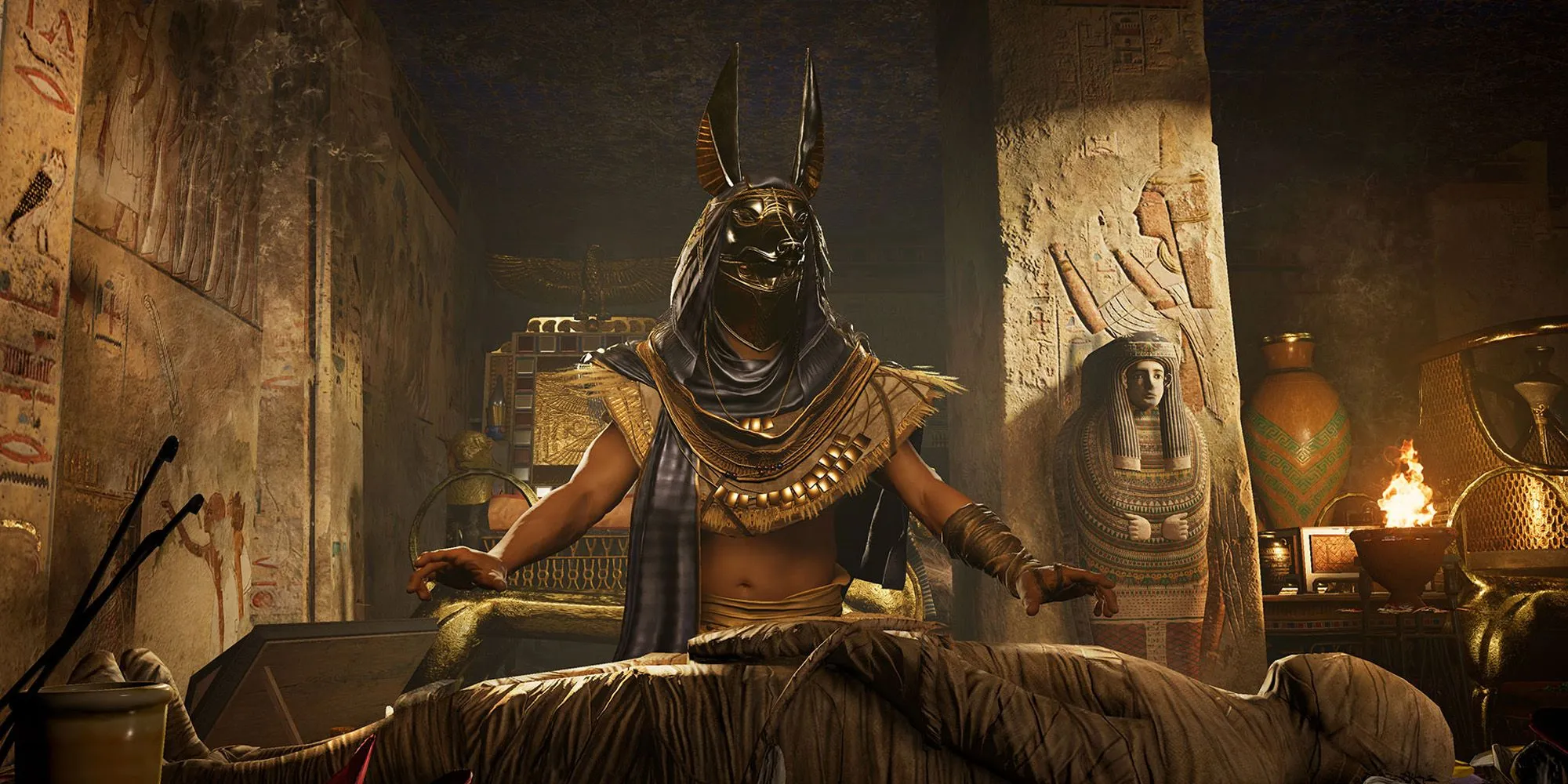 Nhân vật Anubis bí ẩn trong Assassin's Creed Origins