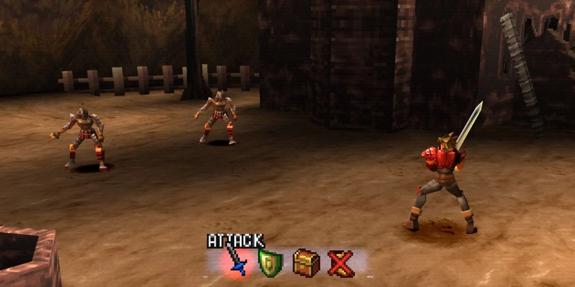 Nhân vật Dart và các thành viên đội hình chiến đấu trong game JRPG The Legend of Dragoon trên PS1