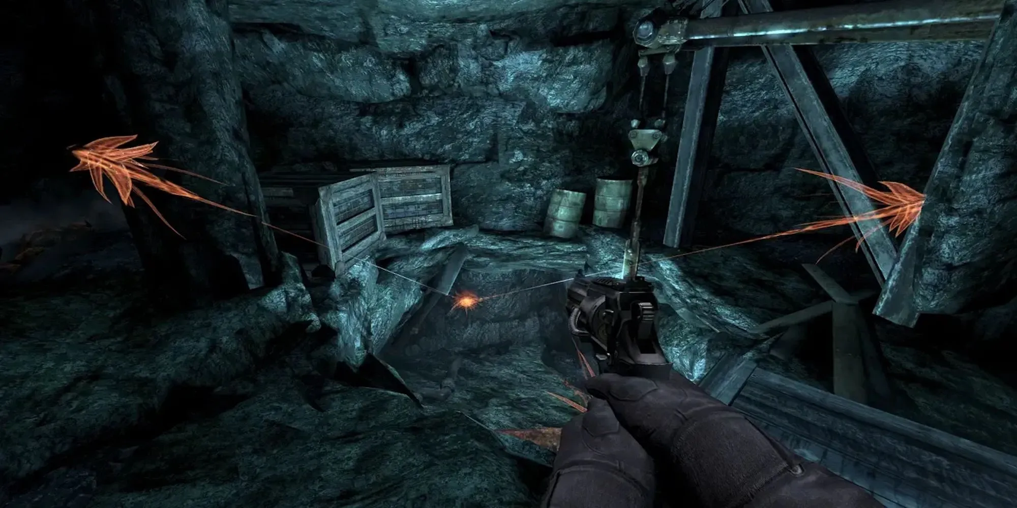 Nhân vật sử dụng khả năng đặc biệt trong tựa game Singularity trên PS3