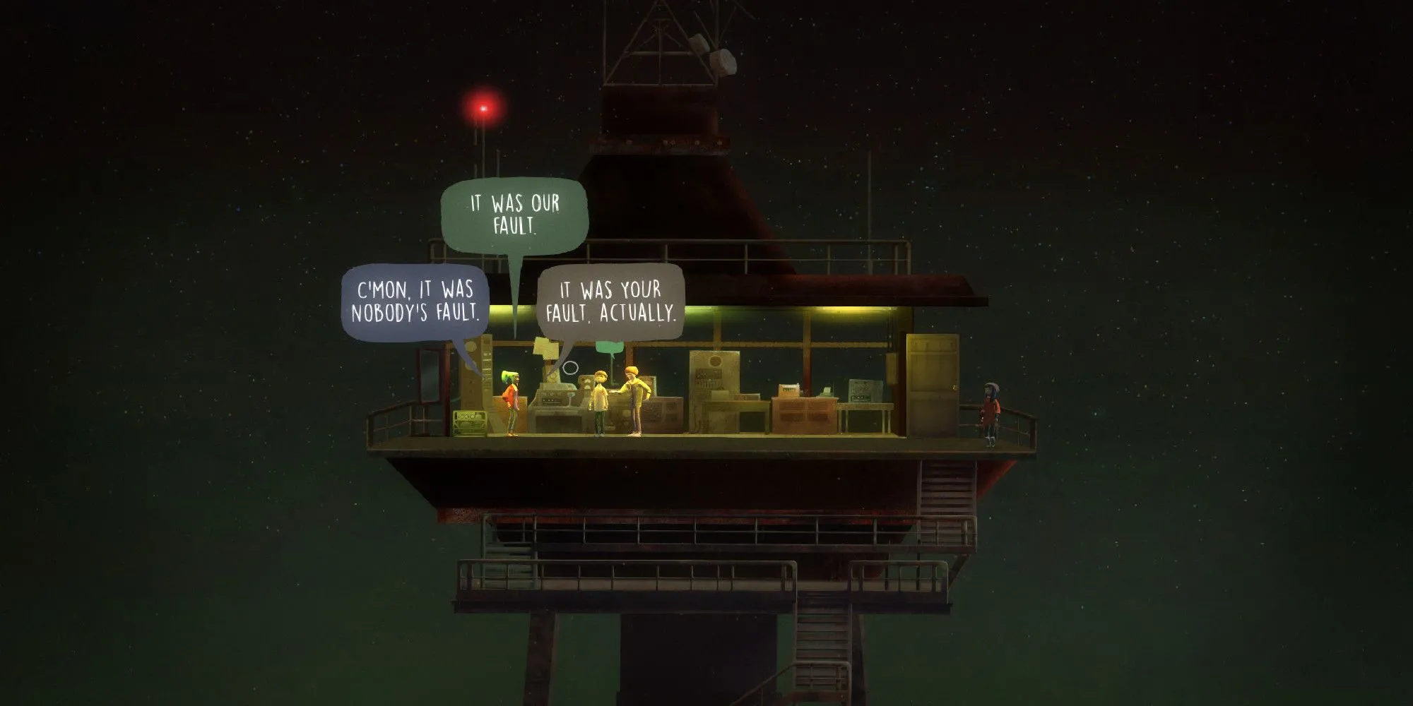 Nhóm bạn trẻ đối mặt với bí ẩn và mâu thuẫn trong game Oxenfree