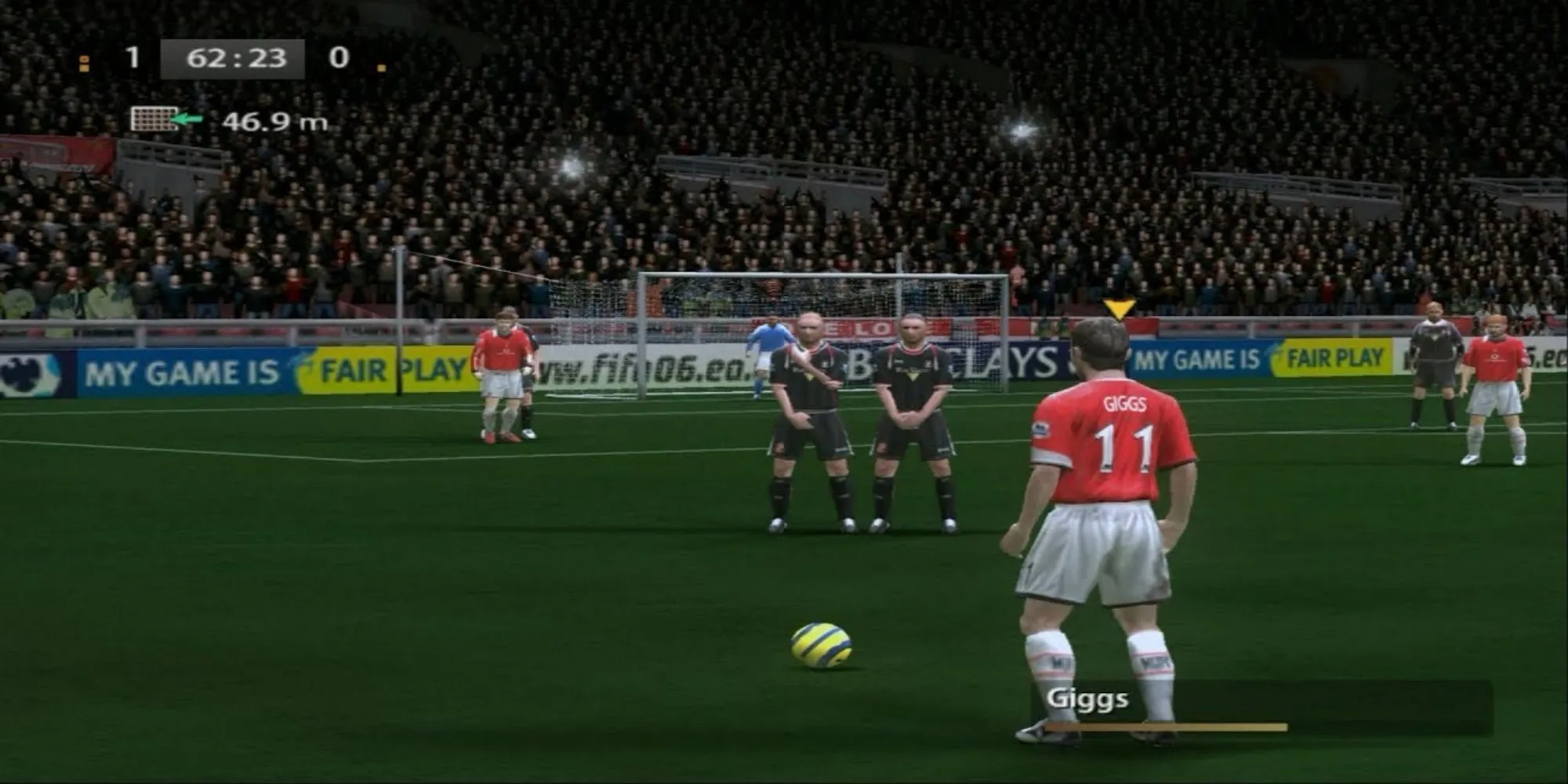 Pha đá phạt trong game FIFA 06
